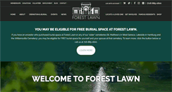 Desktop Screenshot of forest-lawn.com